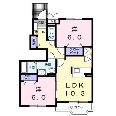 Ｎ＆ＹアベニューＧ 102【管理NO：1-012960901-01020】 ★家具家電は申し込み後に搬入しますの外観画像