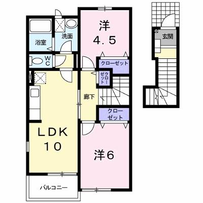 コーポＫＭⅡ 202【管理NO：1-011508001-02020】 ★家具家電は申し込み後に搬入しますの外観画像