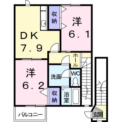 メゾンクレスト 202【管理NO：1-009327601-02020】 ★家具家電は申し込み後に搬入します 2026年08月上旬入居可能の外観画像