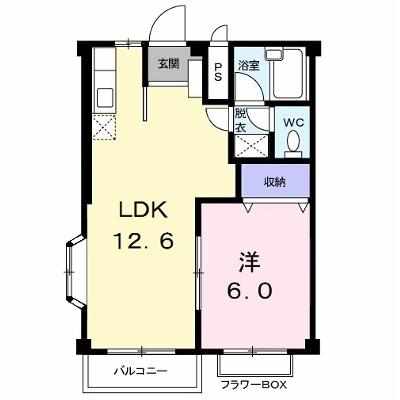レジデンスササハラ 206【管理NO：1-001826101-02050】 ★家具家電は申し込み後に搬入します★の外観画像