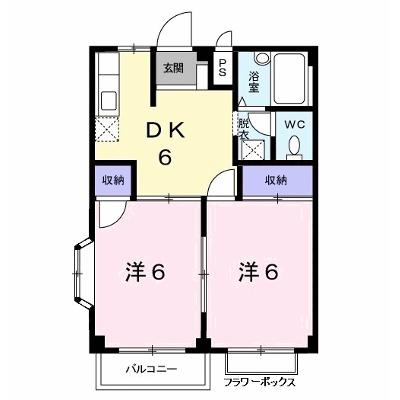 サンハイツコーシン 106【管理NO：1-001684301-01050】 ★家具家電は申し込み後に搬入しますの外観画像