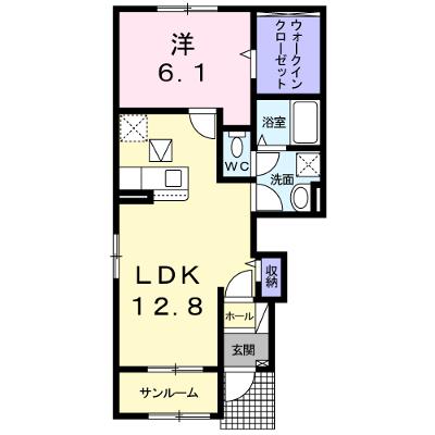 プラシード西寺Ｂ 101【管理NO：1-025765802-01010】 ★家具家電は申し込み後に搬入します★の外観画像