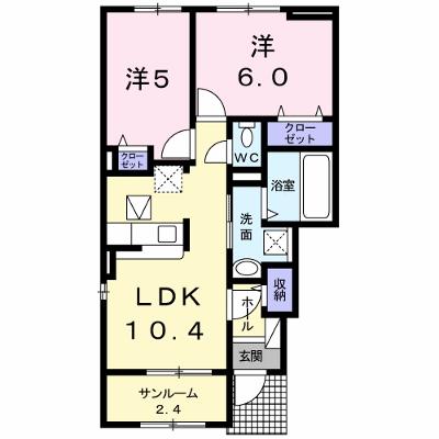 フォレスタ野間口 101【管理NO：1-025295101-01010】の外観画像