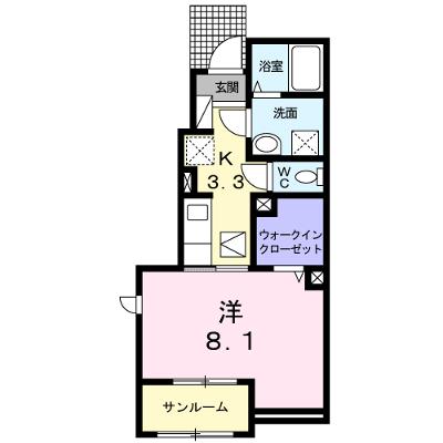 ガーデニア 102【管理NO：1-025179301-01020】 ★家具家電は申し込み後に搬入しますの外観画像