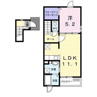 Ｗ・フォレスト 201【管理NO：1-025058101-02010】 ★家具家電は申し込み後に搬入します 2026年08月中旬入居可能の外観画像
