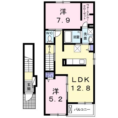 Ｐｉａｇｅｔ玉名 205【管理NO：1-022114201-02040】 ★家具家電は申し込み後に搬入します★の外観画像