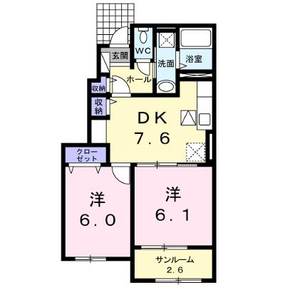 アルバーダ・ＭⅢ 102【管理NO：1-021306201-01020】 ★家具家電は申し込み後に搬入します★の外観画像
