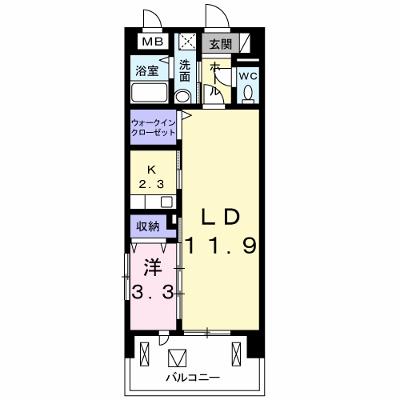 グランシャリオ 303【管理NO：1-018493801-03030】 ★家具家電は申し込み後に搬入しますの外観画像