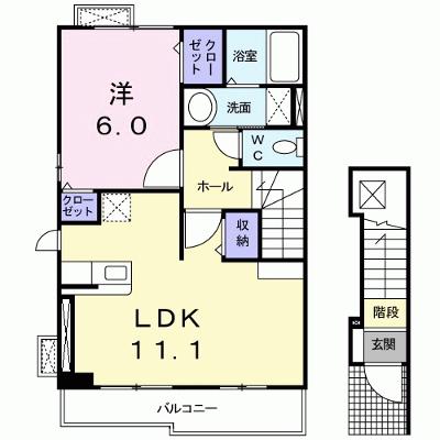ソレイユＧＥＮ　Ⅳ 201【管理NO：1-016947402-02010】 ★家具家電は申し込み後に搬入しますの外観画像