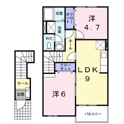 ムーンヴェルジュＤ 203【管理NO：1-014909604-02030】の外観画像