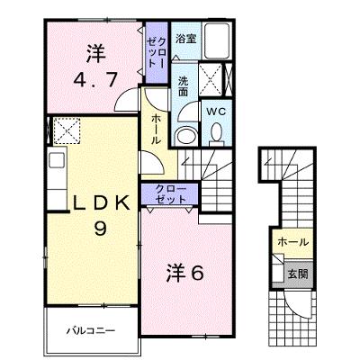 ムーンヴェルジュＤ 201【管理NO：1-014909604-02010】の外観画像
