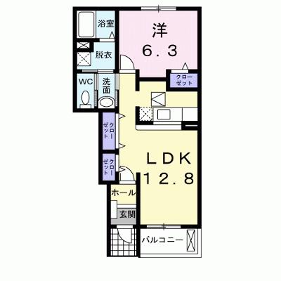 メゾンドデリエール 102【管理NO：1-014015501-01020】 ★家具家電は申し込み後に搬入しますの外観画像