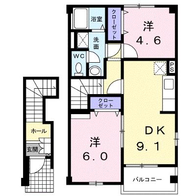 エレガントＭ 202【管理NO：1-013909901-02020】 ★家具家電は申し込み後に搬入します★の外観画像