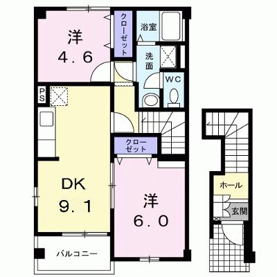 エレガントＭ 201【管理NO：1-013909901-02010】 ★家具家電は申し込み後に搬入します★の外観画像
