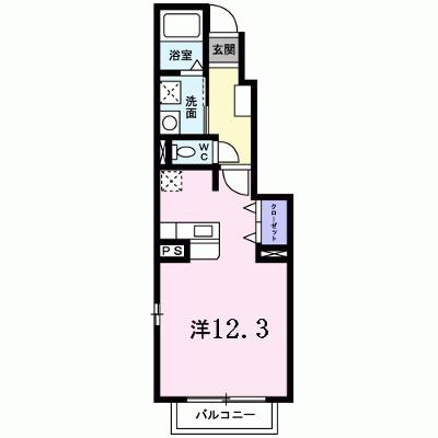 アヴニールⅠ 103【管理NO：1-012492701-01030】 ★家具家電は申し込み後に搬入しますの外観画像
