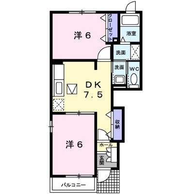 エスポワールⅡ 101【管理NO：1-012332802-01010】 ★家具家電は申し込み後に搬入します 2026年07月中旬入居可能の外観画像