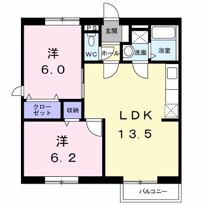 ディアコートＢ 203【管理NO：1-007449302-02030】 ★家具家電は申し込み後に搬入しますの外観画像