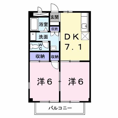 セブンハイツ 203【管理NO：1-005191601-02030】 ★家具家電は申し込み後に搬入しますの外観画像