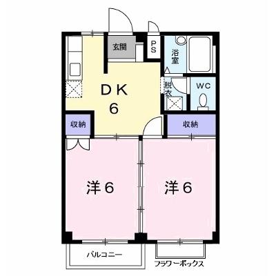 メゾンドセシボン 103【管理NO：1-003911701-01030】 ★家具家電は申し込み後に搬入します★の外観画像