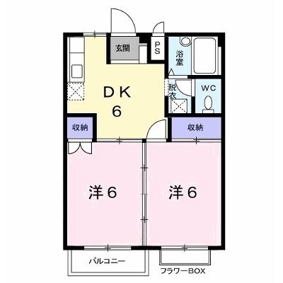 グランドハイツササハラ 206【管理NO：1-002946001-02050】 ★家具家電は申し込み後に搬入しますの外観画像