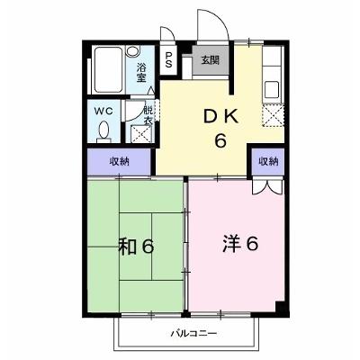 平國ハイツ 201【管理NO：1-002787201-02010】 ★家具家電は申し込み後に搬入します★の外観画像