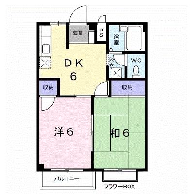 畠田ハイツ 206【管理NO：1-002208701-02050】 ★家具家電は申し込み後に搬入しますの外観画像