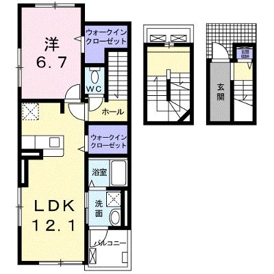 ソレイユ　ルヴァン 306【管理NO：1-027028601-03050】 ★家具家電は申し込み後に搬入します★の外観画像