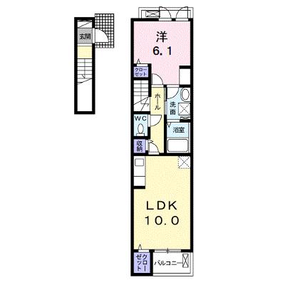 アルカンジュ光　弐番館 203【管理NO：1-025869001-02030】 ★家具家電は申し込み後に搬入します 2026年08月中旬入居可能の外観画像