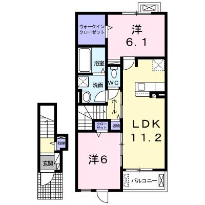 アルカンシエル 202【管理NO：1-024997201-02020】 ★家具家電は申し込み後に搬入します★の外観画像