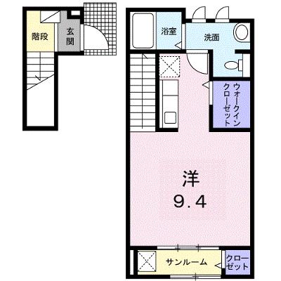 グリーンフローラ　南 203【管理NO：1-021895702-02030】 ★家具家電は申し込み後に搬入しますの外観画像