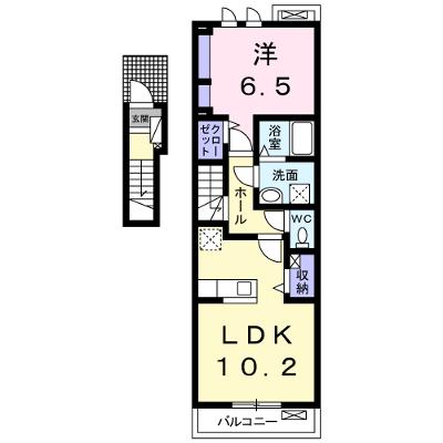 オークスレジデンスⅢ 202【管理NO：1-021523402-02020】 ★家具家電は申し込み後に搬入しますの外観画像