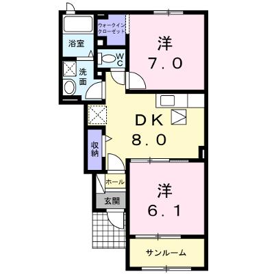 ヴィラ　ハピネス 103【管理NO：1-018989301-01030】 ★家具家電は申し込み後に搬入します★の外観画像