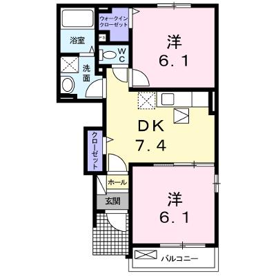 アニメートⅠ 103【管理NO：1-018063901-01030】 ★家具家電は申し込み後に搬入しますの外観画像