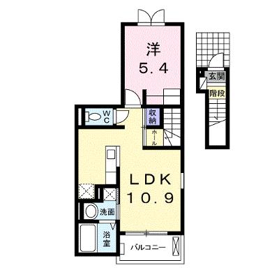 ベルフィオーレ 201【管理NO：1-016757301-02010】 ★家具家電は申し込み後に搬入しますの外観画像