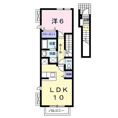 プロムナードⅠ 203【管理NO：1-015480001-02030】 2026年07月下旬入居可能の外観画像