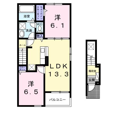 カルムメゾン 207【管理NO：1-028458501-02060】 ★家具家電は申し込み後に搬入します 2026年08月下旬入居可能の外観画像
