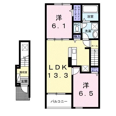 カルムメゾン 203【管理NO：1-028458501-02030】 ★家具家電は申し込み後に搬入します 2026年08月下旬入居可能の外観画像