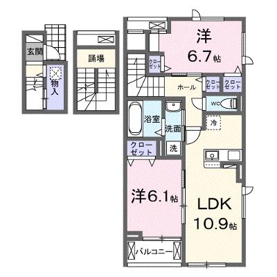セントラルガーデンハウス 301【管理NO：1-028397401-03010】 ★家具家電は申し込み後に搬入します★ ★2026年09月下旬入居可能★の外観画像