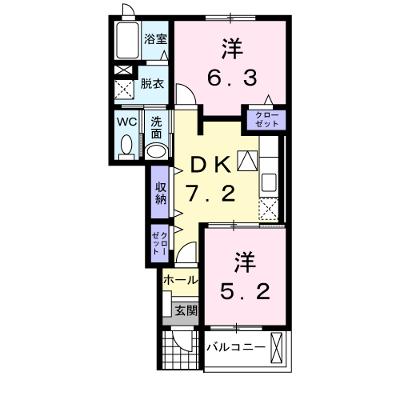 リヴ．プランドールＥ 102【管理NO：1-020160505-01020】 ★家具家電は申し込み後に搬入しますの外観画像