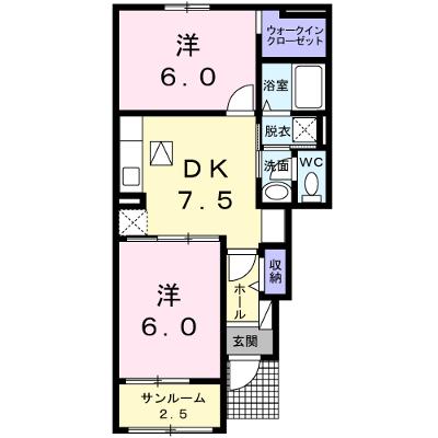 Ｖｉｌｌａ　Ｖｅｒｄｅ 102【管理NO：1-020140201-01020】 ★家具家電は申し込み後に搬入します★の外観画像