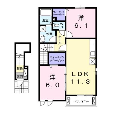 プリムローズ　Ⅰ 202【管理NO：1-017036101-02020】 2026年08月上旬入居可能の外観画像