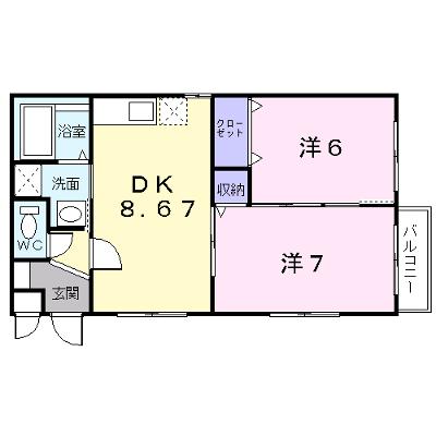 クアトロ 202【管理NO：1-012459101-02020】 ★家具家電は申し込み後に搬入します★の外観画像