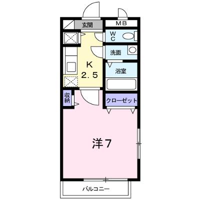 エスポワール御幸 201【管理NO：1-011944201-02010】 ★家具家電は申し込み後に搬入しますの外観画像