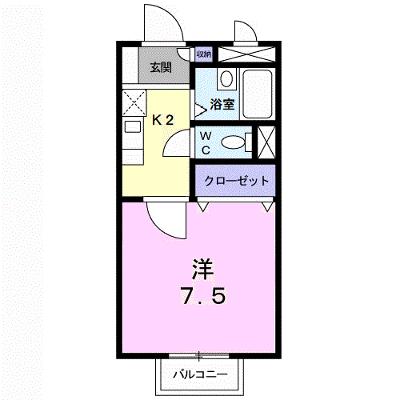レジデンス尾ノ上 102【管理NO：1-007739801-01020】の外観画像