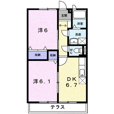 セピアコートⅡ 105【管理NO：1-011280801-01040】の外観画像