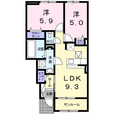 ベラ　ルーチェ　Ａ 102【管理NO：1-024445601-01020】 2026年08月中旬入居可能の外観画像