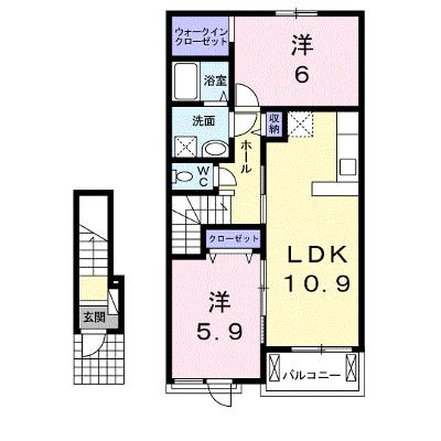 セレーノⅡ 202【管理NO：1-016309702-02020】の外観画像