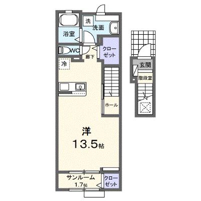 ソルブリッサ　Ⅲ 204【管理NO：1-027530302-02040】 2026年07月中旬入居可能の外観画像