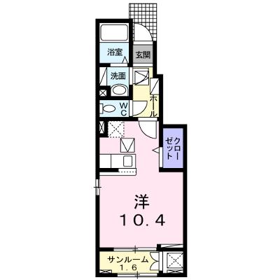 エテルノ・フェリーチェ 106【管理NO：1-027361901-01060】 ★家具家電は申し込み後に搬入します 2026年07月中旬入居可能の外観画像