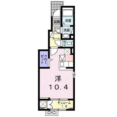 Ｖｅｎｔ・Ｖｅｒｔ　Ⅲ 101【管理NO：1-024866101-01010】 ★家具家電は申し込み後に搬入します★の外観画像